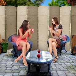 8 Panel Room Divider (Double Hinged) -Sorbus Decor Shop 5 c84e7d18 81f9 405d bec4 c7ffd4d5e83e