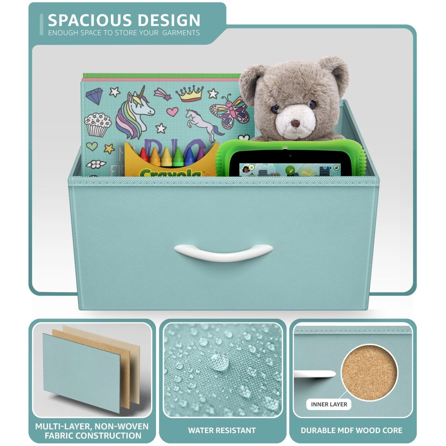 3 Drawer Display Nightstand 13 3 Drawer Display Nightstand - Image 12