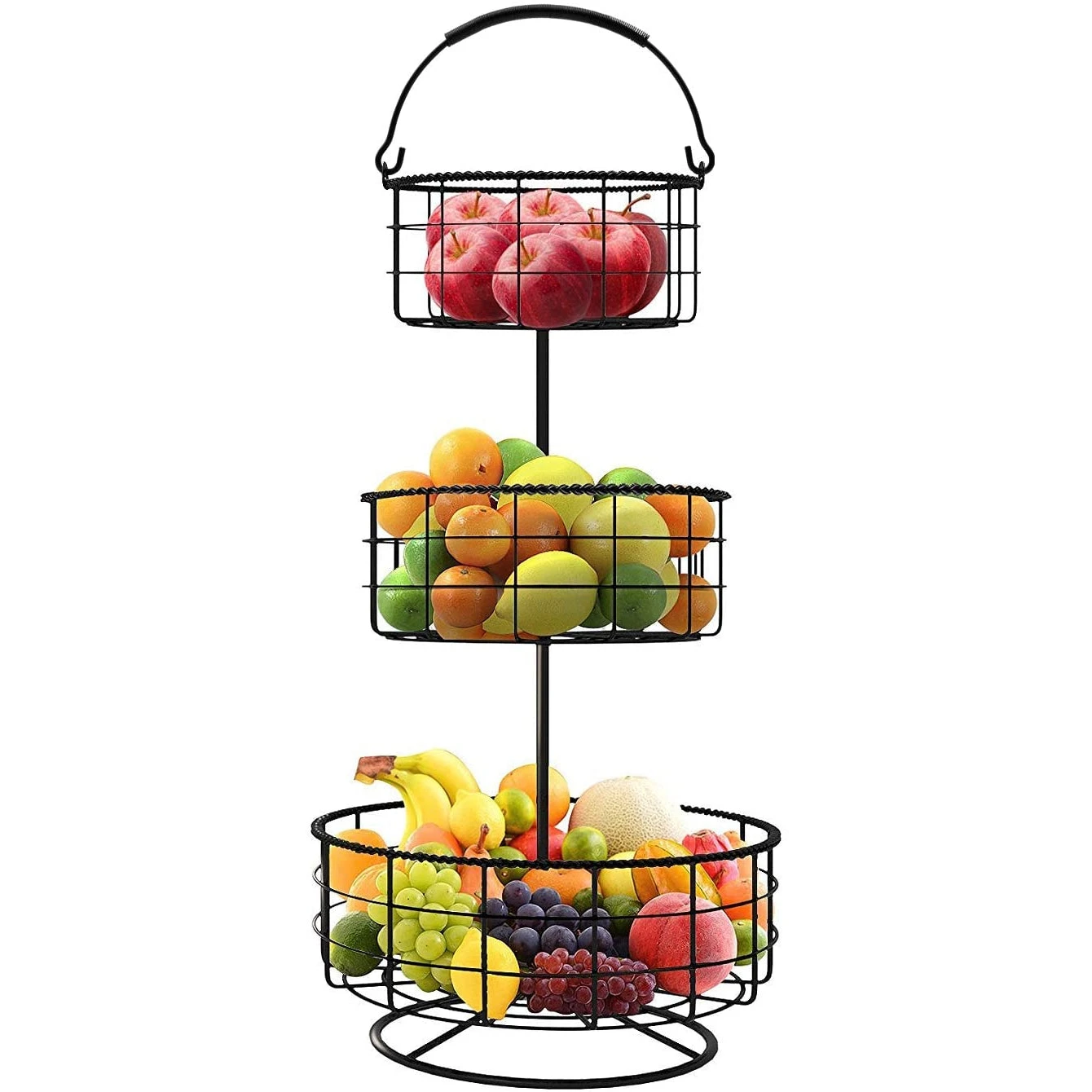 Basket Holder Stand (3 Tier) 3 Basket Holder Stand (3 Tier)