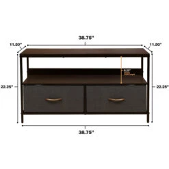 2 Drawer TV Stand Dresser (for TVs Up To 38") 39 2 Drawer TV Stand Dresser (for TVs Up To 38") -Sorbus Decor Shop 5 fcf5d27c c706 49b3 85a6 29d96502210e