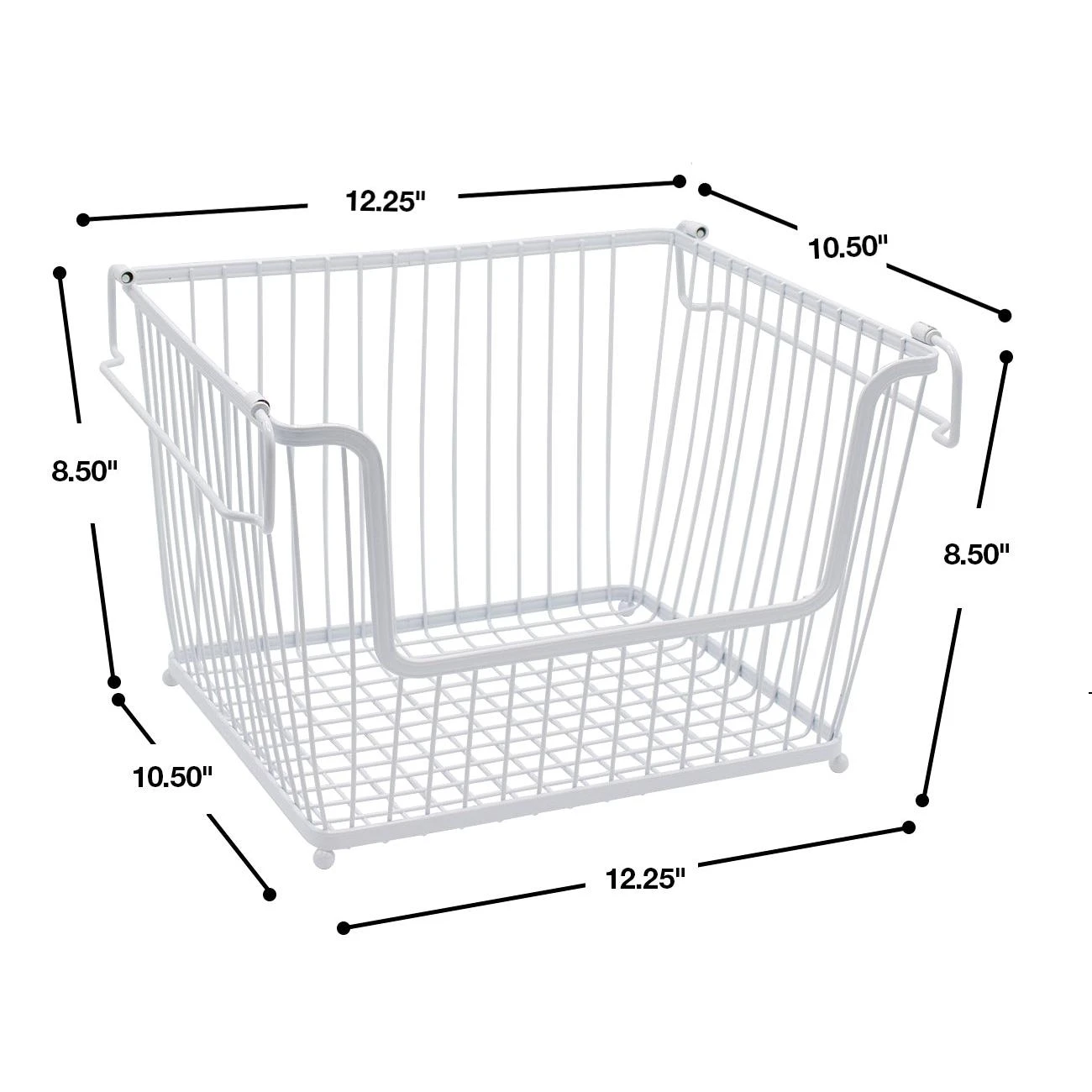 Farmhouse Wire Scoop Basket Bins (3 Pack) 22 Farmhouse Wire Scoop Basket Bins (3 Pack) - Image 20