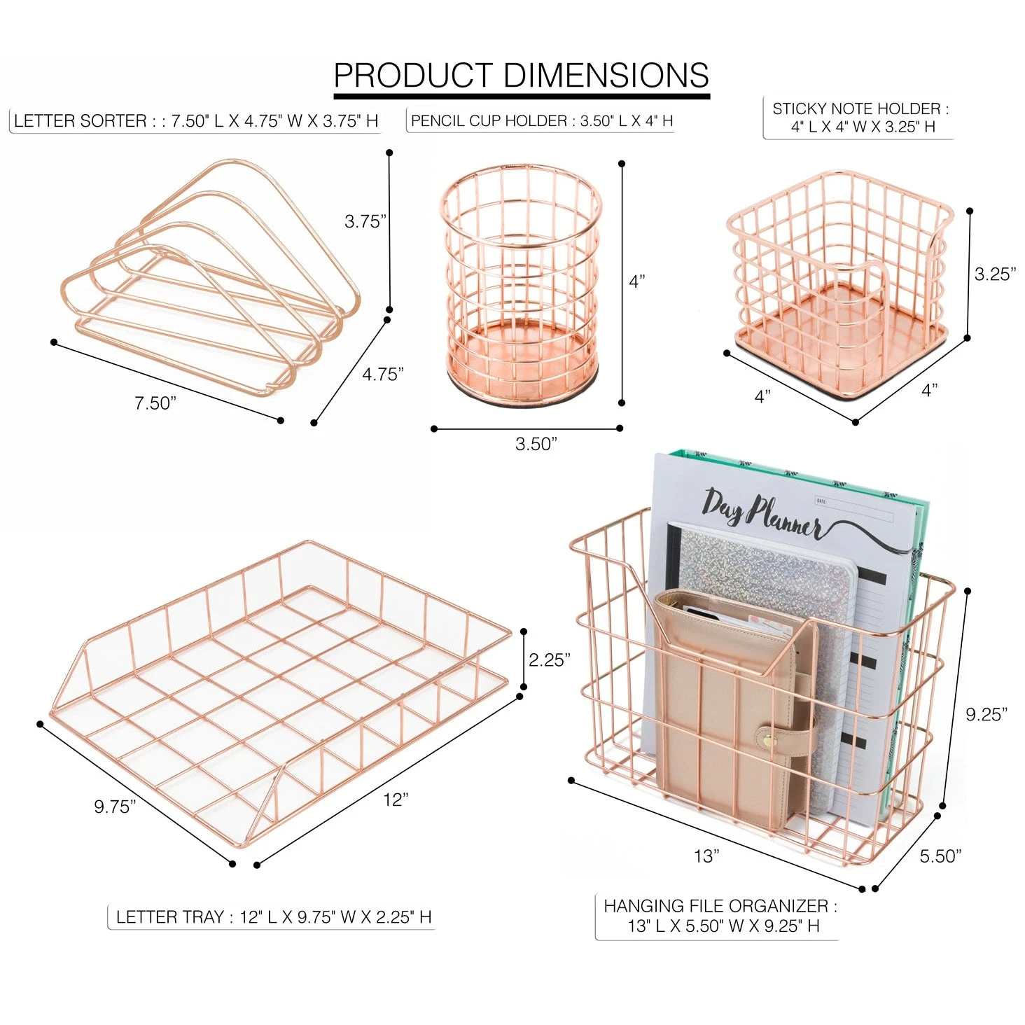 Desk Organizer Set (5 Pc) 8 Desk Organizer Set (5 Pc) - Image 6