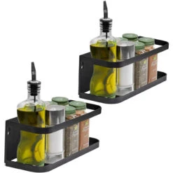 Magnetic Spice Rack Shelf (2-Pack)