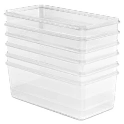 Long Rectangular Airtight Food Storage Containers With Lids (6 Pack) -Sorbus Decor Shop 6 06335e80 f839 46b7 803f c18d44ca7c49