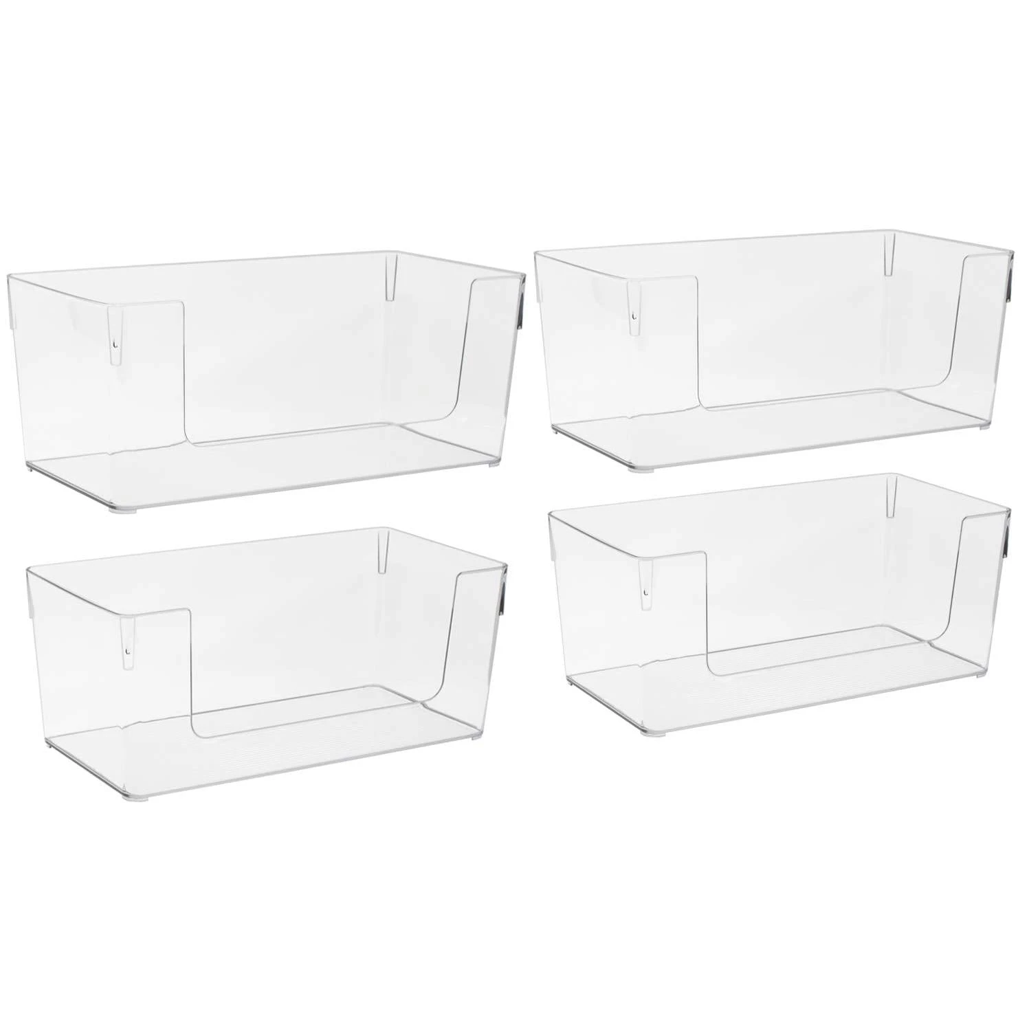 Clear Open Front Container Bin Set 10 Clear Open Front Container Bin Set - Image 8