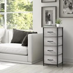 4 Drawer Vertical Short Nightstand 28 4 Drawer Vertical Short Nightstand -Sorbus Decor Shop 6 082abbd0 eb8d 447b 94ef 72637671e5e3