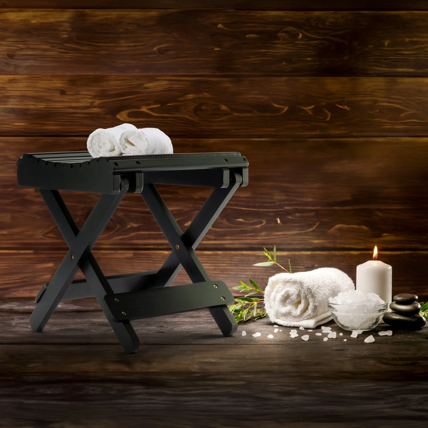 Bamboo Folding Stool 12 Bamboo Folding Stool - Image 10