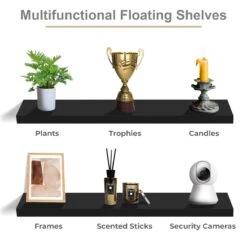 Extra Long Floating Shelves (Set Of 3) -Sorbus Decor Shop 6 0fc27772 4b38 48e4 b3dd b3d1b7c580c1