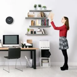 24" Floating Shelves (4 Pk) -Sorbus Decor Shop 6 1632ac39 f526 406e b534 934ee2ca2aac