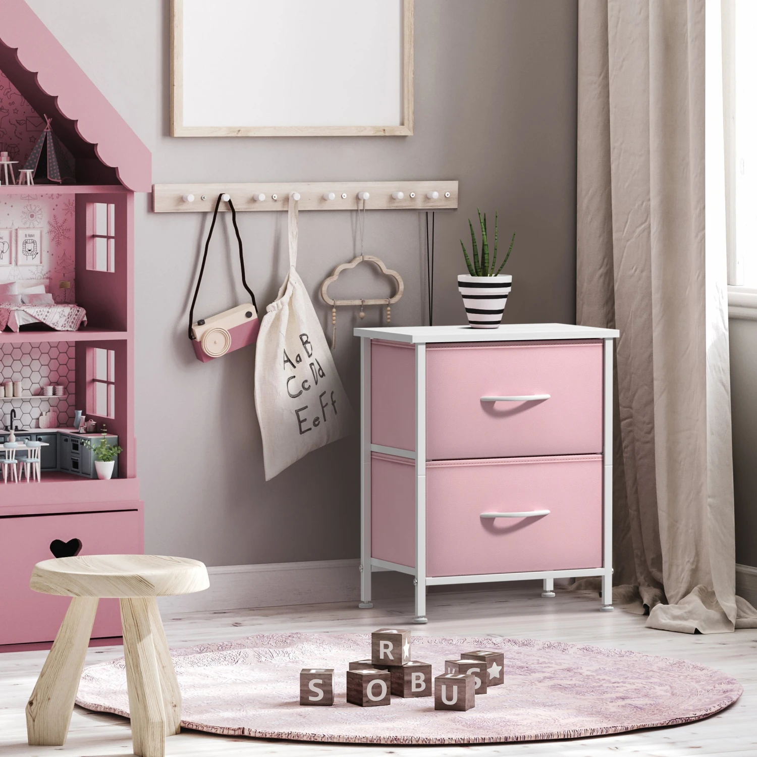 2 Drawer Display Nightstand (Set Of 2) 20 2 Drawer Display Nightstand (Set Of 2) - Image 18