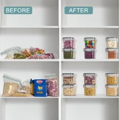 Medium Airtight Food Storage Containers With Lids (12 Pack) 18 Medium Airtight Food Storage Containers With Lids (12 Pack) -Sorbus Decor Shop 6 1d14065b 5df2 4bcd 8547 426d902750ad