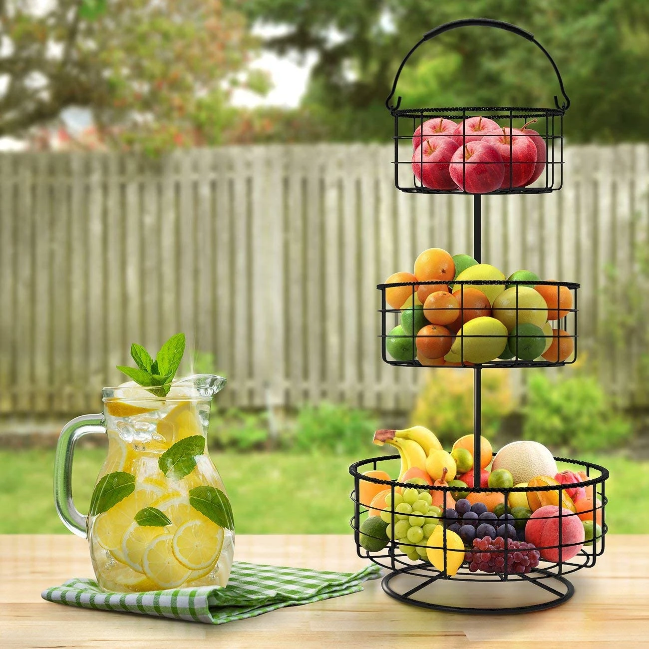 Basket Holder Stand (3 Tier) 11 Basket Holder Stand (3 Tier) - Image 9