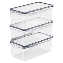 Long Rectangular Airtight Food Storage Containers With Lids (3 Pack) 15 Long Rectangular Airtight Food Storage Containers With Lids (3 Pack) -Sorbus Decor Shop 6 39872345 e611 431c b7cf 28d0a5c1b9e5