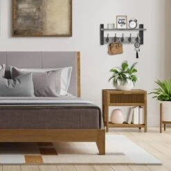 Coat Hooks Wall Mount Floating Shelf (Large & XL) -Sorbus Decor Shop 6 39932e73 3b61 4fdf 975b 56fcfb887e8b