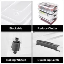 Underbed Bins With Lids (Set Of 8) -Sorbus Decor Shop 6 3f970c93 d961 4bcd 9020 73e8972a833f