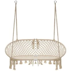 Macram© Double Bench Swing -Sorbus Decor Shop 6 42f063b7 a6c4 485e 8130 7c4c76ac754d