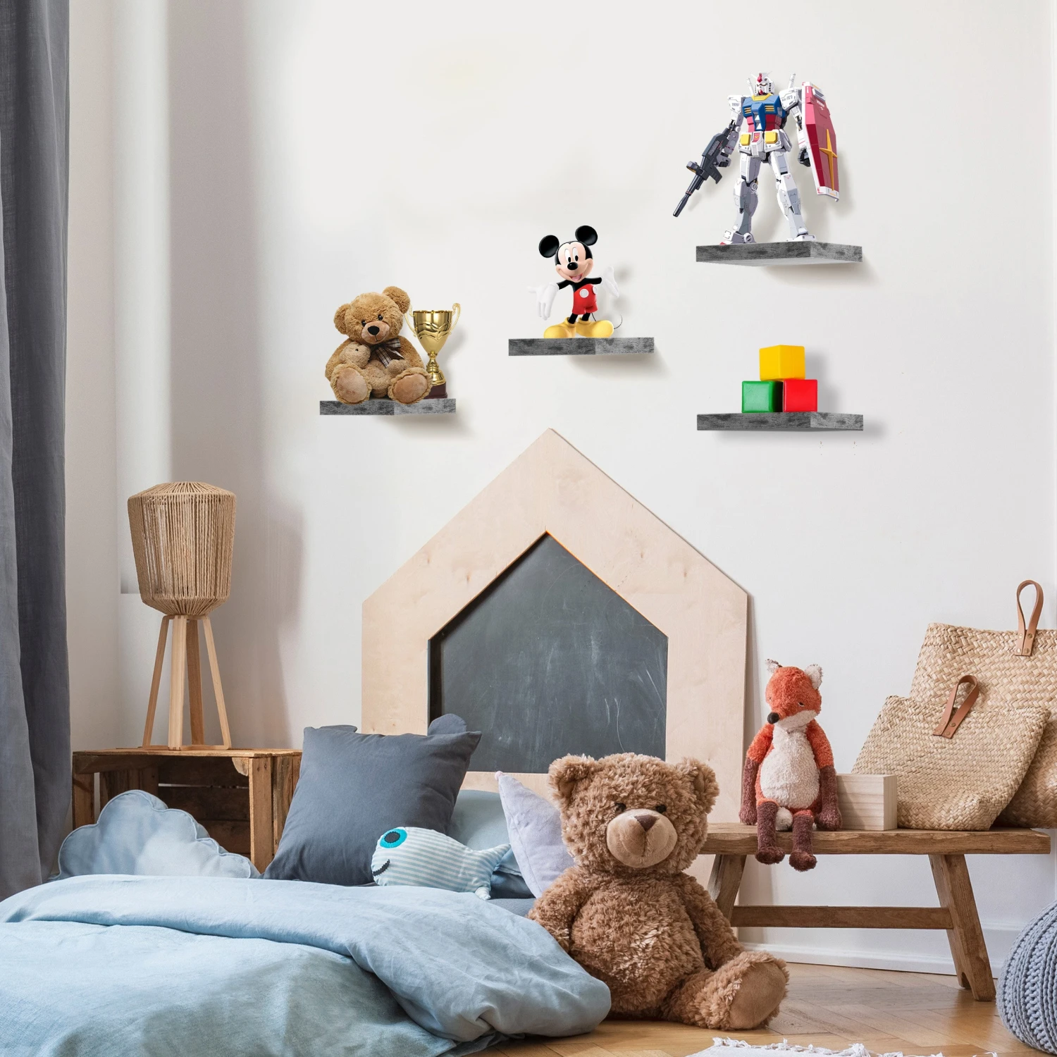 Floating Shelf Square Invisible Mounting (4 Pack) 15 Floating Shelf Square Invisible Mounting (4 Pack) - Image 13