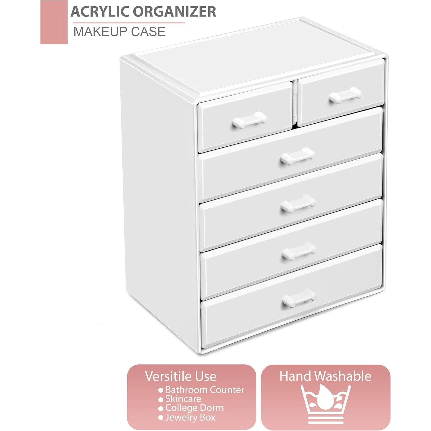 Makeup Organizer Tall (6 Drawer) 8 Makeup Organizer Tall (6 Drawer) - Image 6