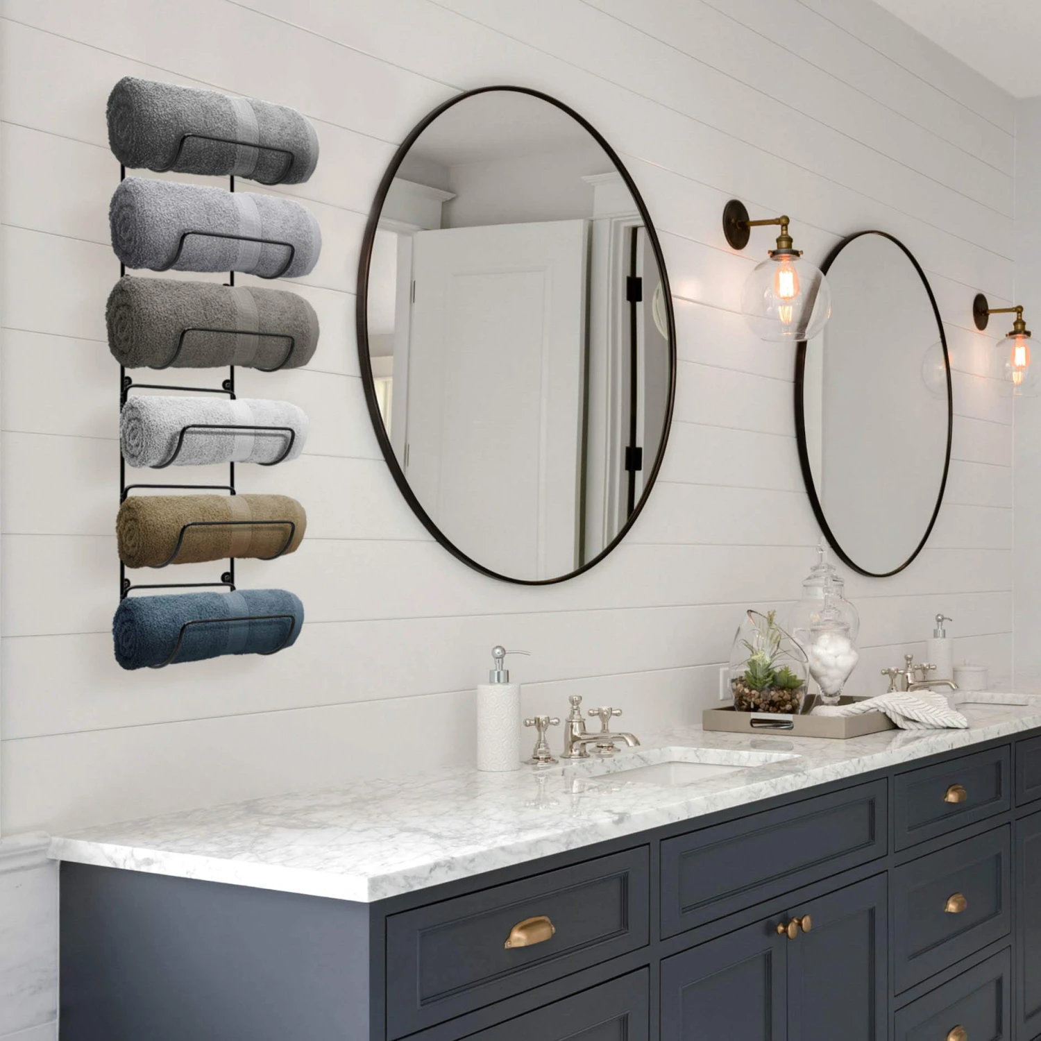 Wall Mount Towel Holder (6 Tier) 20 Wall Mount Towel Holder (6 Tier) - Image 18