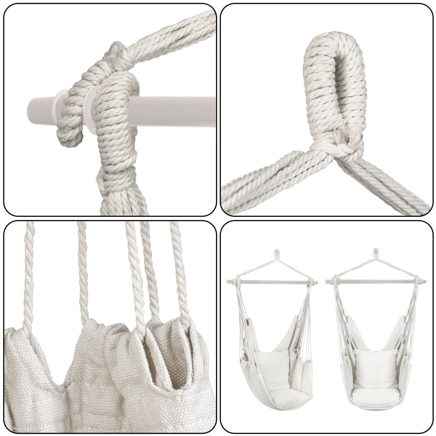 Caribbean Style Hanging Hammock Swing Chair 8 Caribbean Style Hanging Hammock Swing Chair - Image 6