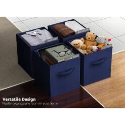 13" Cube Storage Bins (8 Pack, Solid Colors) -Sorbus Decor Shop 6 61d31e08 ae41 41b9 934b 443d099ea53b