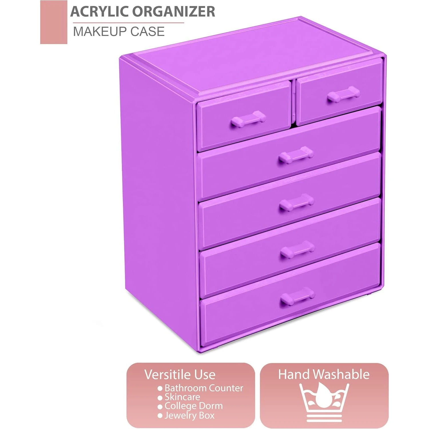 Makeup Organizer Tall (6 Drawer) 14 Makeup Organizer Tall (6 Drawer) - Image 12