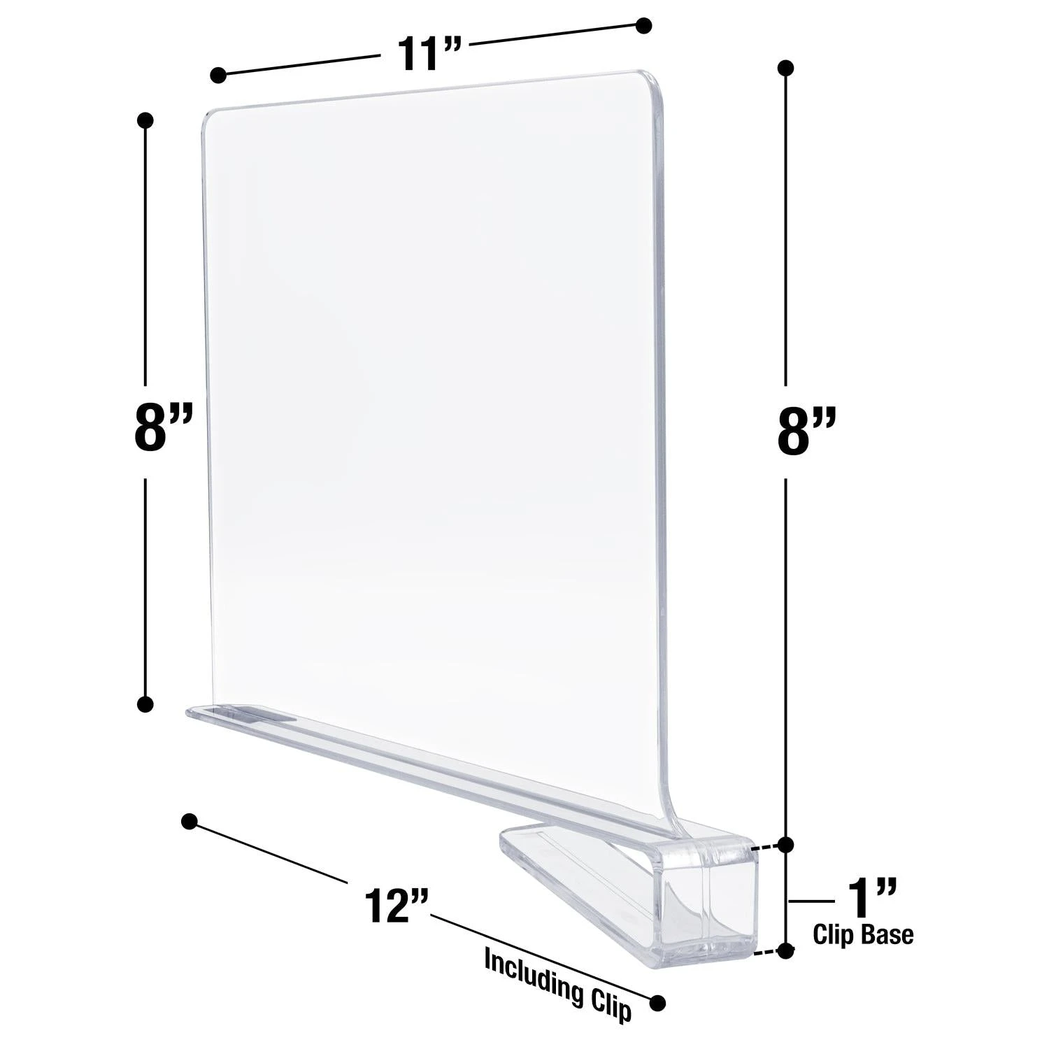 Clear Shelf Divider Set (Clip-On) 20 Clear Shelf Divider Set (Clip-On) - Image 18