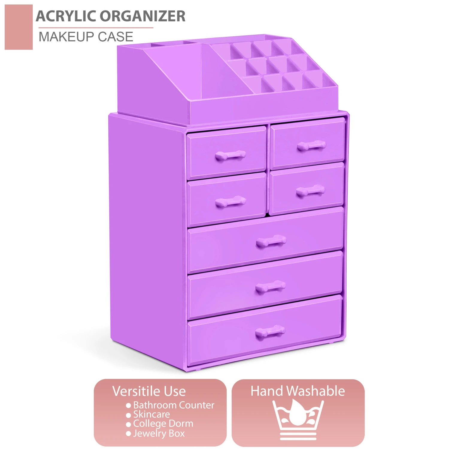 Makeup Organizer Tall (7 Drawer) 16 Makeup Organizer Tall (7 Drawer) - Image 14