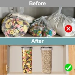 Tall Narrow Food Dispenser Containers (Set Of 4) 16 Tall Narrow Food Dispenser Containers (Set Of 4) -Sorbus Decor Shop 6 6f8df289 0a18 46c7 8bda f4737aca329e