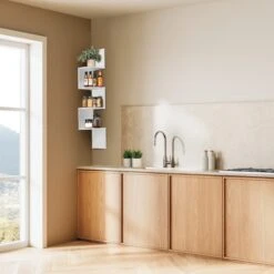 5-Tier Zig Zag Geometric Corner Wall Book Shelf Unit -Sorbus Decor Shop 6 738b935a c4cd 4f38 8ce0 cd56291494f1