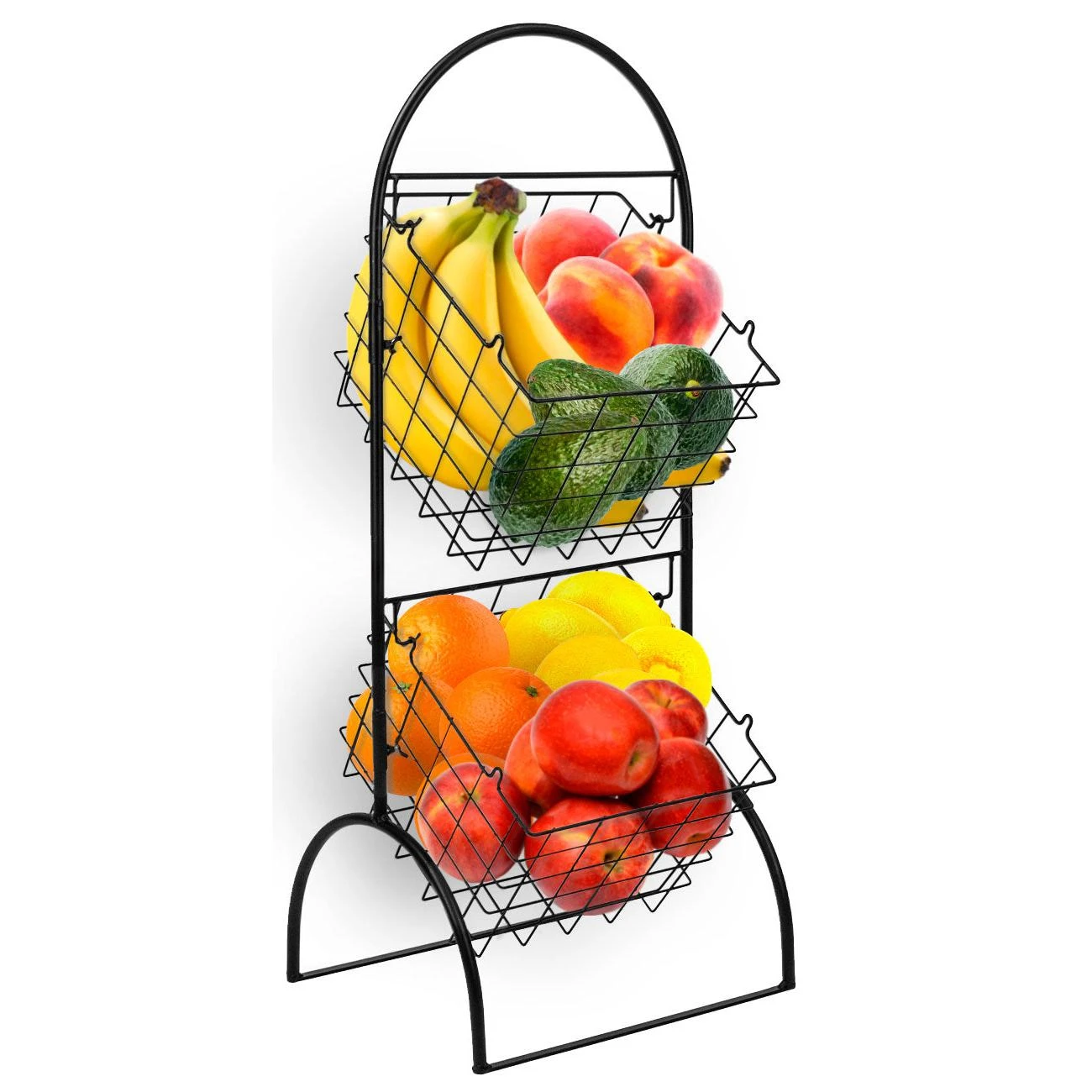 Adjustable Market Basket Stand (2 Tier) 9 Adjustable Market Basket Stand (2 Tier) - Image 7