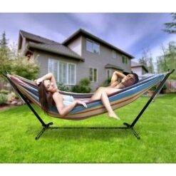 Double Hammock With Steel Stand 35 Double Hammock With Steel Stand -Sorbus Decor Shop 6 a7259611 67e1 4d1e a1a9 3ce3a1d15137