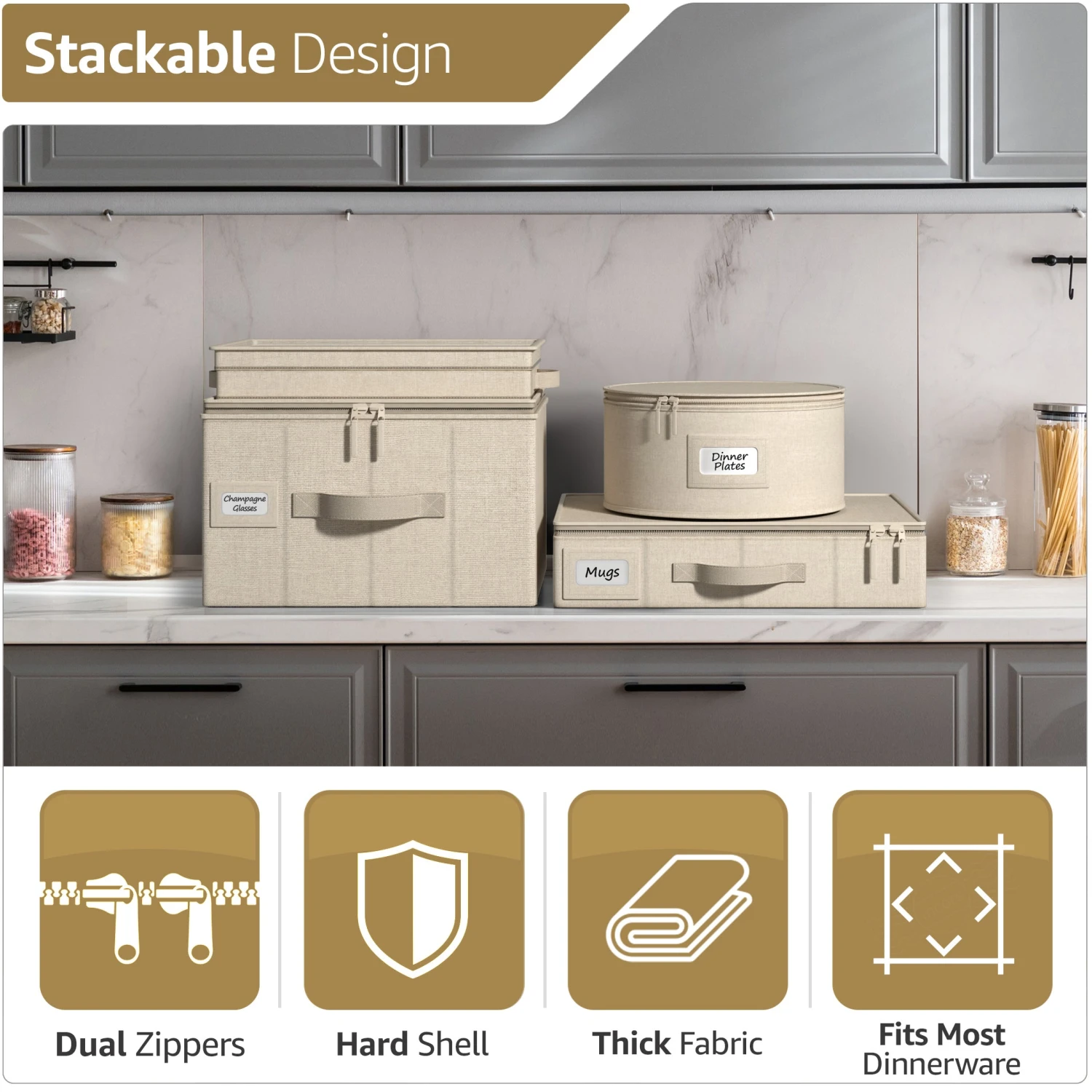 China Storage Dinner Plate Container Dinnerware Organizer (1 Piece) 8 China Storage Dinner Plate Container Dinnerware Organizer (1 Piece) - Image 6