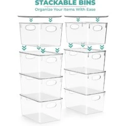 Plastic Container Bins With Lids -Sorbus Decor Shop 6 b8c98fff 954c 490b 8d66 3ee85379b1f0