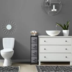 4 Drawer Narrow Storage Tower -Sorbus Decor Shop 6 be507466 69e8 4589 9f1d ded8b8ff2224