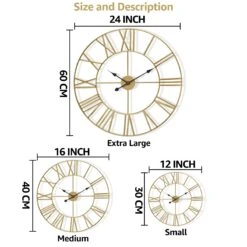 16" Wall Clock (Roman) 33 16" Wall Clock (Roman) -Sorbus Decor Shop 6 c6e0605f 58e4 4c01 946d b87552a90e18
