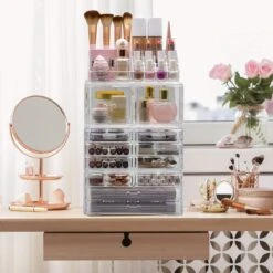Makeup Organizer Case (12 Drawer 4Pc) -Sorbus Decor Shop 6 d9f0ad89 db0c 43a6 b5cc 42314f4a9946