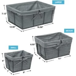 Wire Basket Bins (5 Pc) 16 Wire Basket Bins (5 Pc) -Sorbus Decor Shop 6 db493a42 6810 468a 93ee 9e98f4d0c103