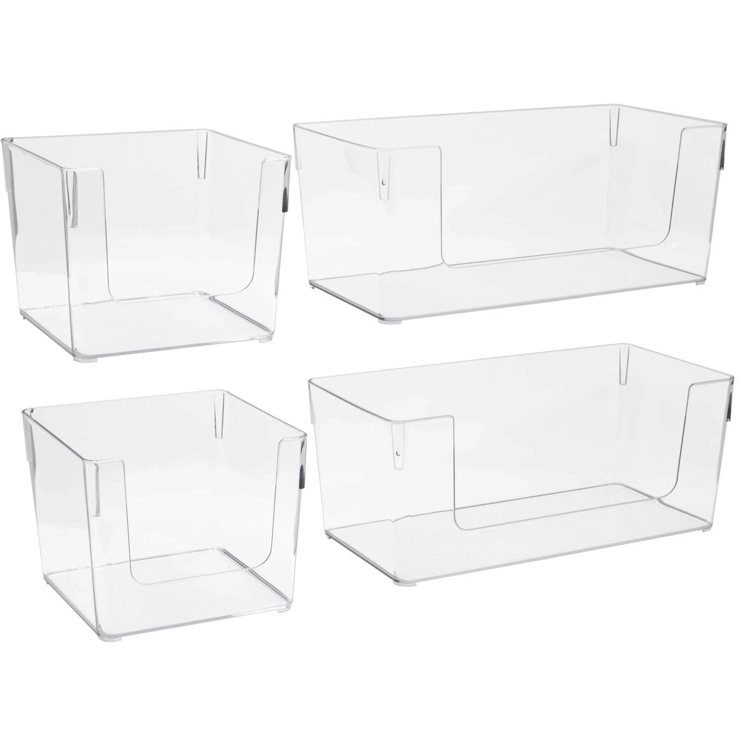 Clear Open Front Container Bins(Mixed Set) 9 Clear Open Front Container Bins(Mixed Set) - Image 7