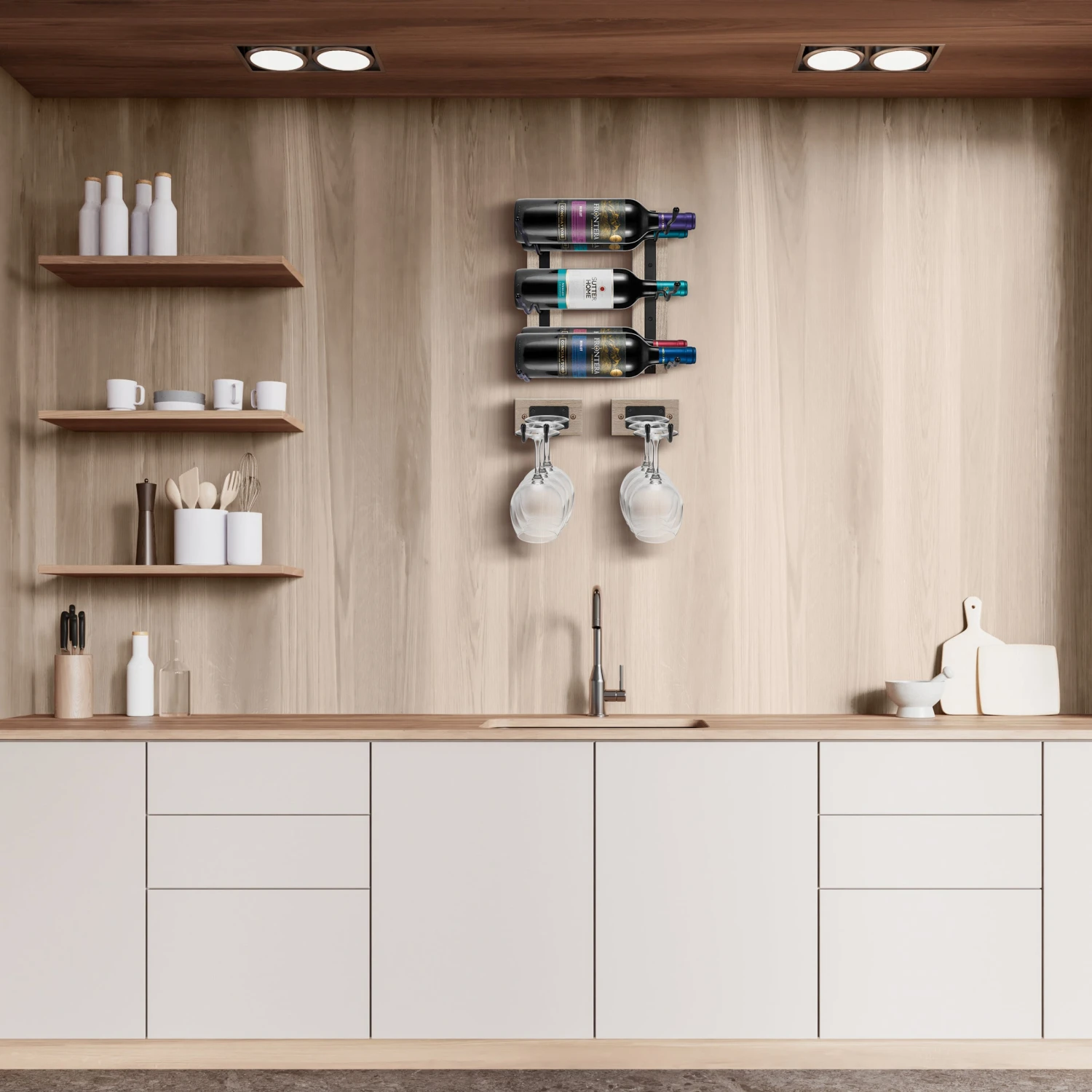 Wine Rack Stemware Wall Mounted (Set Of 4) 11 Wine Rack Stemware Wall Mounted (Set Of 4) - Image 9