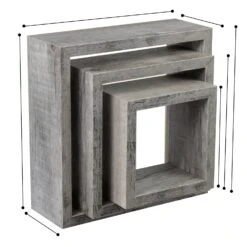 Square Floating Shelf (Set Of 3) -Sorbus Decor Shop 6 e7c11188 225b 4add b9fa 407a439647fc