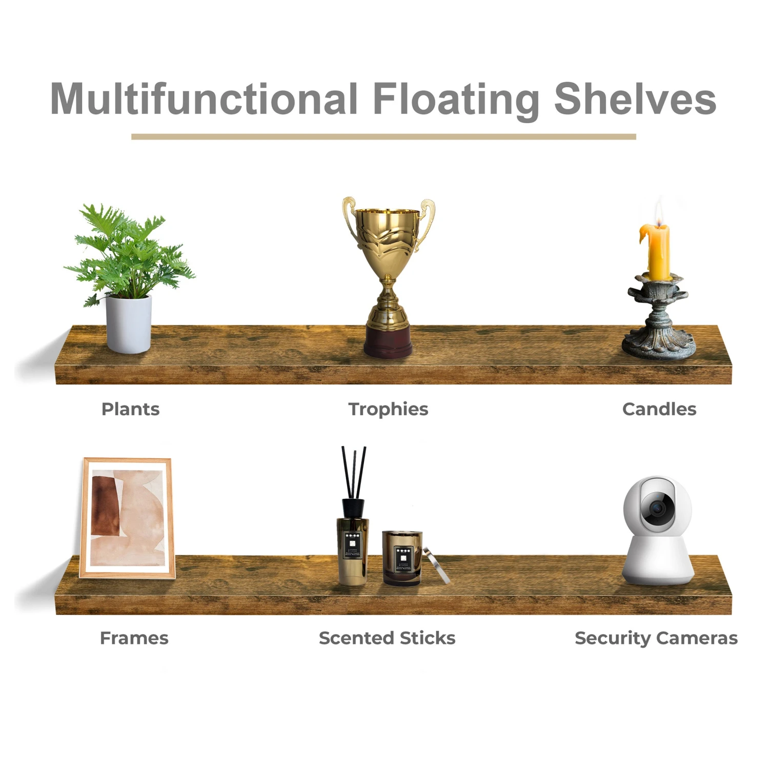 55-Inch Extra Long Floating Shelves (Set Of 2) 15 55-Inch Extra Long Floating Shelves (Set Of 2) - Image 13