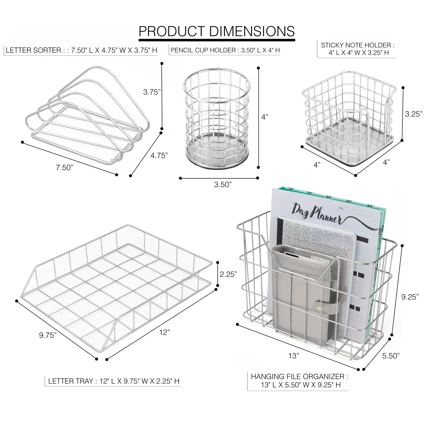 Desk Organizer Set (5 Pc) 20 Desk Organizer Set (5 Pc) - Image 18