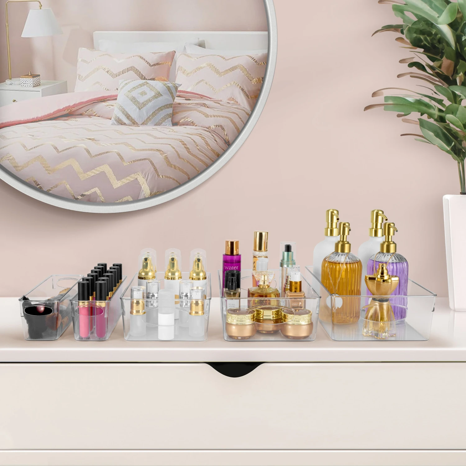 Plastic Clear Bins (10 Pack) 4 Plastic Clear Bins (10 Pack) - Image 2