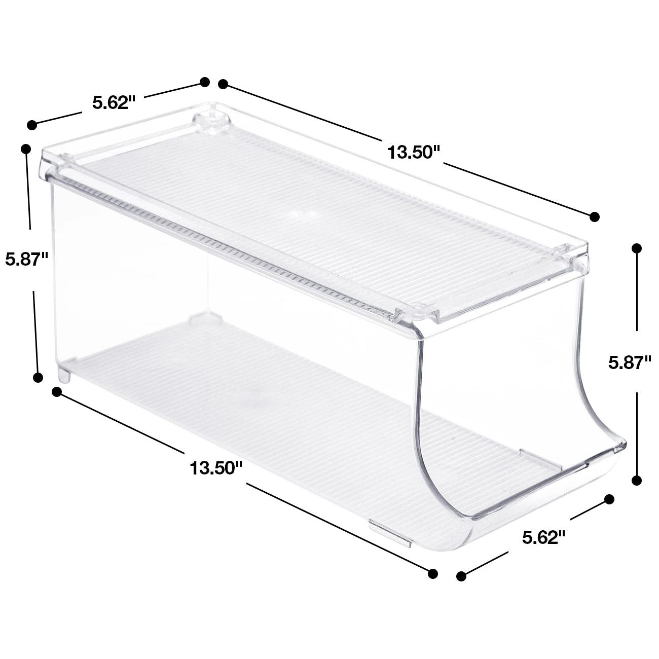 Soda Can Organizer Bin With Lid 8 Soda Can Organizer Bin With Lid - Image 6