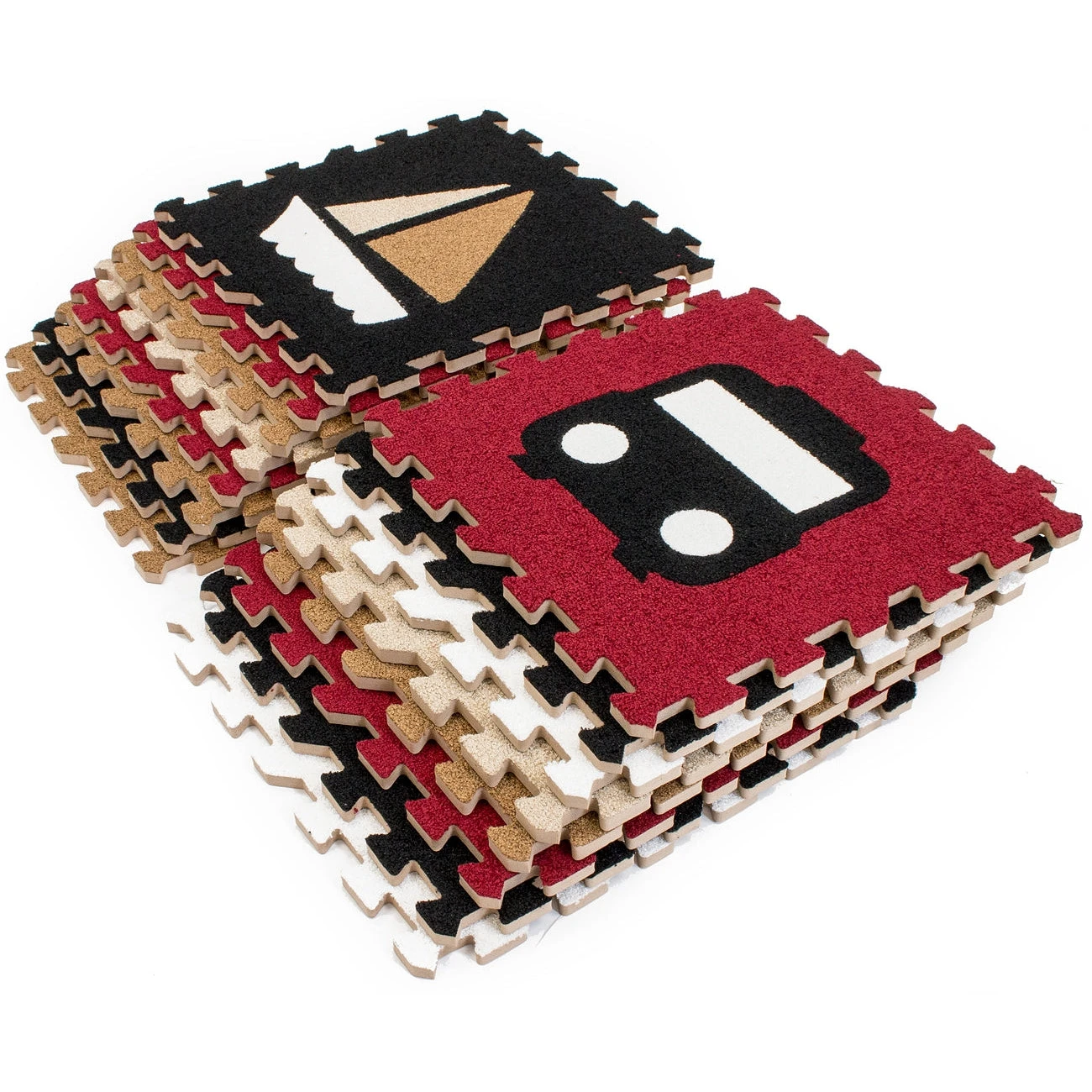 Floor Puzzle Mat Interlocking Set (16 Pc) 3 Floor Puzzle Mat Interlocking Set (16 Pc)