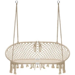 Macram© Double Bench Swing