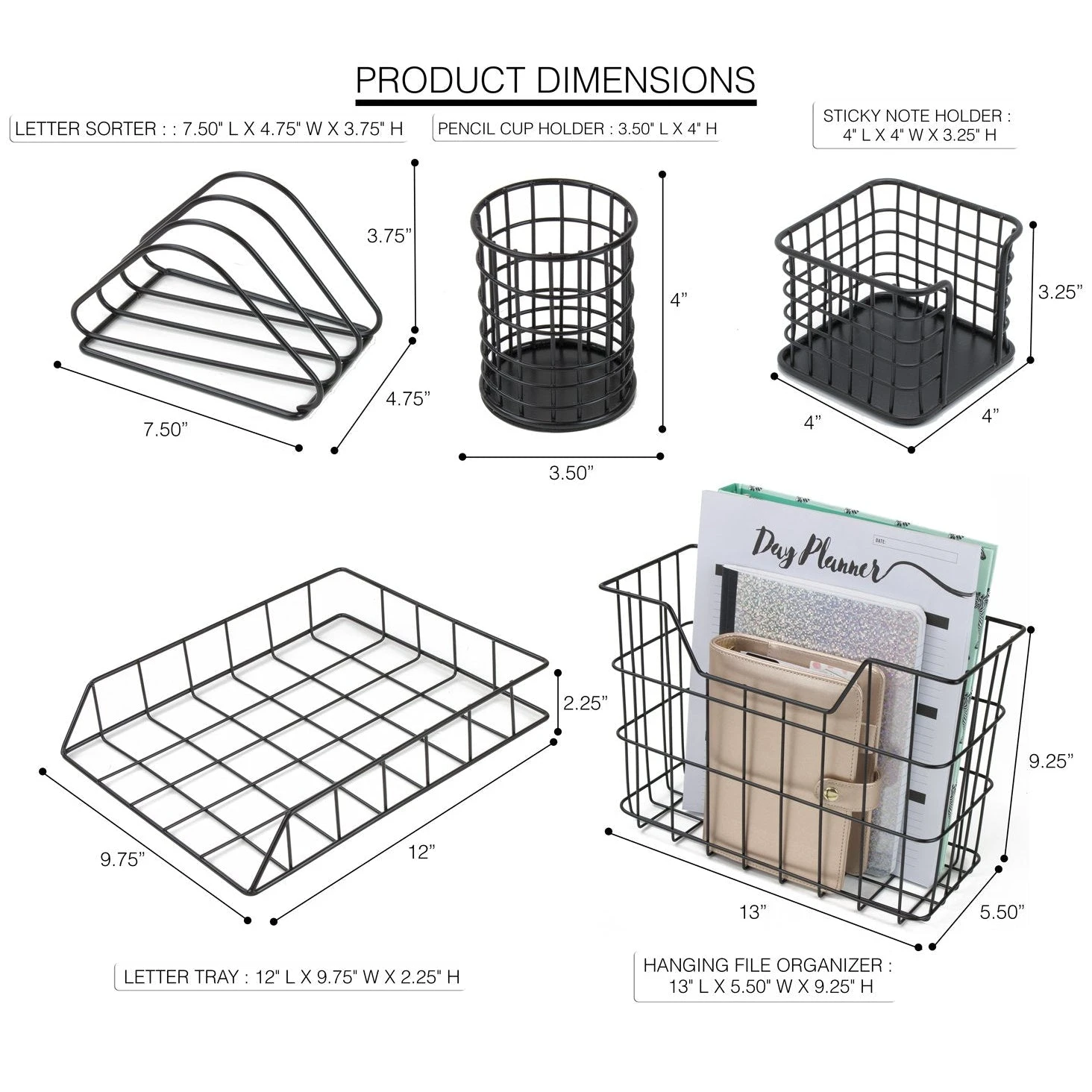 Desk Organizer Set (5 Pc) 14 Desk Organizer Set (5 Pc) - Image 12