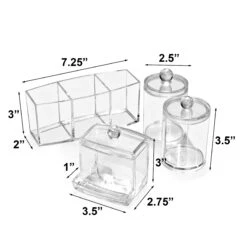 Bathroom Storage Set (4 Pc) -Sorbus Decor Shop 7 1548e5c5 89a4 46f6 9110 8ff76b55490a