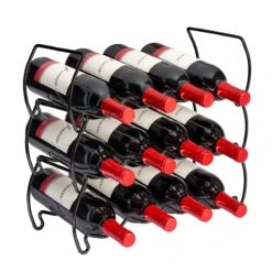 6-Tier Stackable And Detachable Wine Rack Holds 24 Bottles -Sorbus Decor Shop 7 2ba4e206 4e42 4b3b be55 28f276dad262
